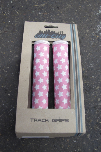 All-City Track Grips pink