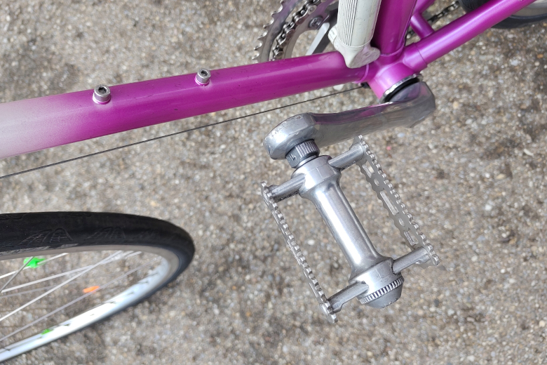 MKS Sylvan Stream Pedal silber