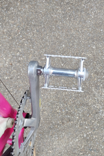 MKS Sylvan Stream Pedal silber