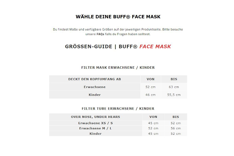 BUFF® Filter Mask Kids Boo Multi