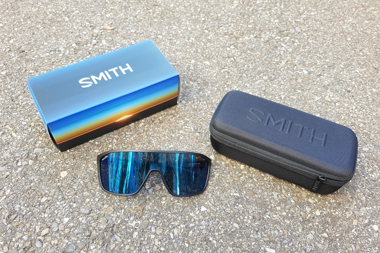 Smith Boomtown Matte Black Polarized Blue Mirror