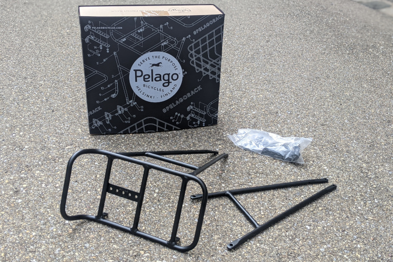 Pelago – Commuter Front Rack Small- Aluminium matte black
