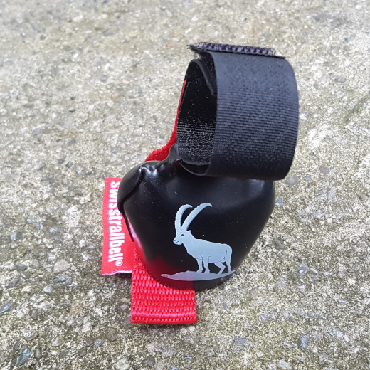 Swisstrailbell Black Edition Steinbock Rotband