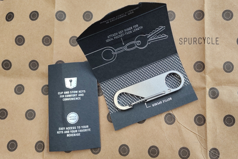 Spurcycle Titanuim Key Clip