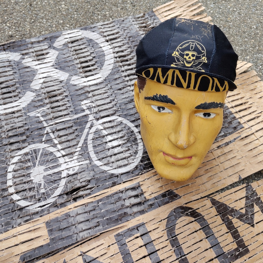 Omnium Logo Cap Pirate Black