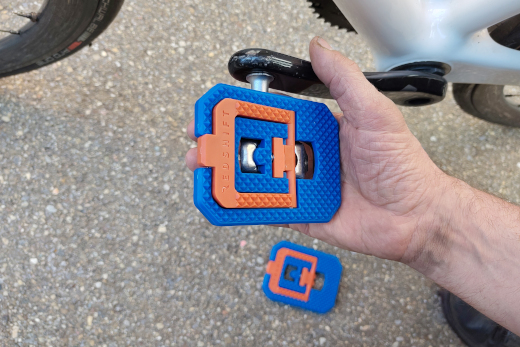 Redshift Mousetrap Pedal Adapters Blue/Orange