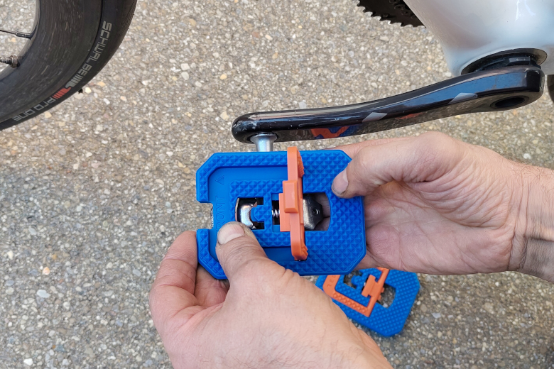 Redshift Mousetrap Pedal Adapters Blue/Orange