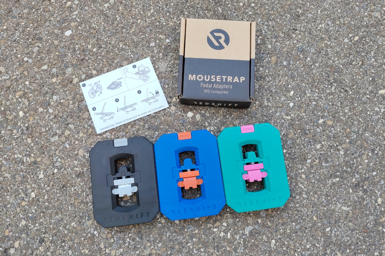 Redshift Mousetrap Pedal Adapters Blue/Orange