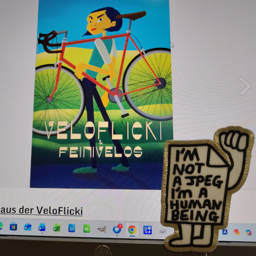 I’m Not A JPEG – embroidered patch